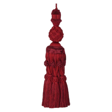 Burgundy Tassel Ornament