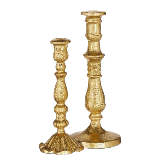 Assorted Gold Taper Candle Holder, INDIVIDUALLY SOLD