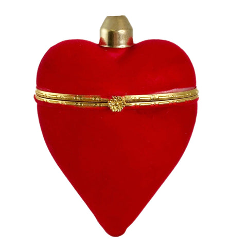 Kismet Velvet Heart Ornament