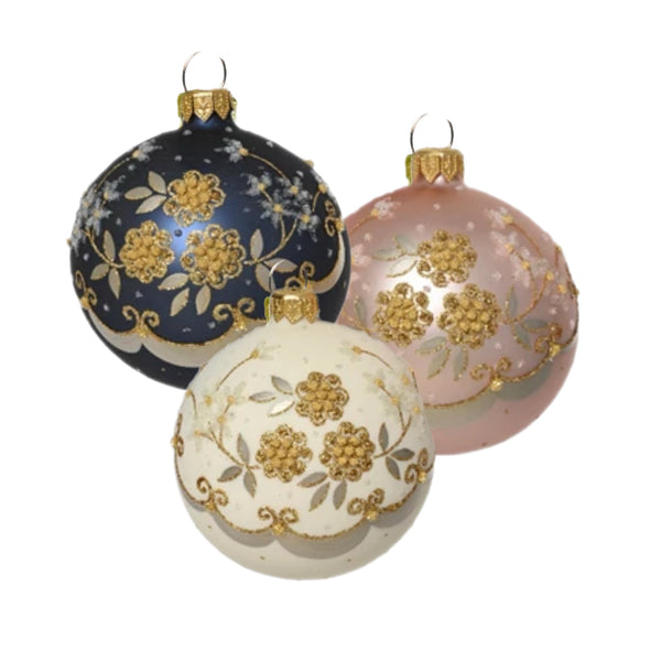 Assorted Gold Flowers On Ball, INDIVIDUALLY SOLD