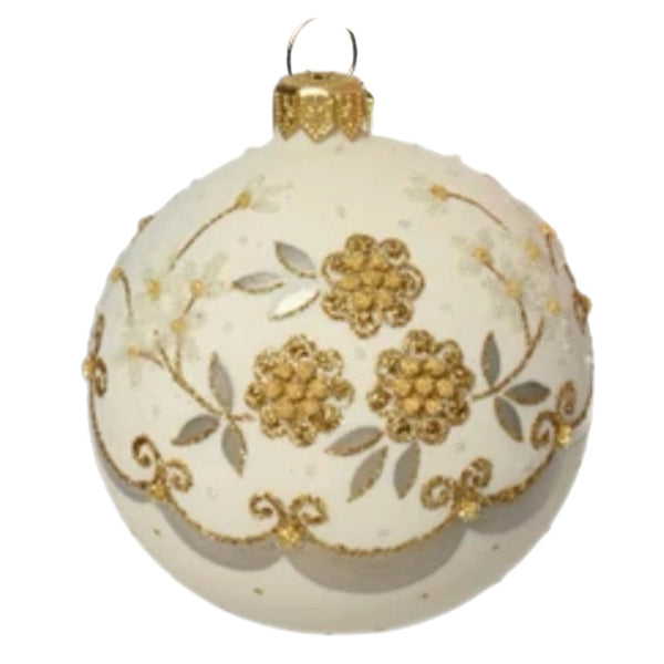 Assorted Gold Flowers On Ball, INDIVIDUALLY SOLD