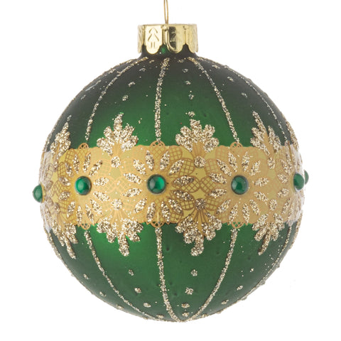 Green And Gold Motif Ball