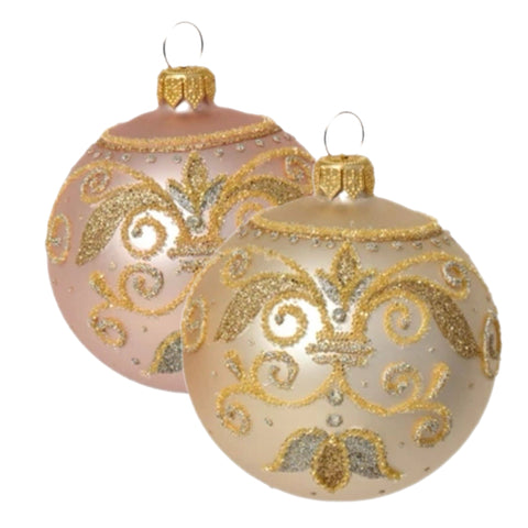 Assorted Fleur De Lis Ball, INDIVIDUALLY SOLD