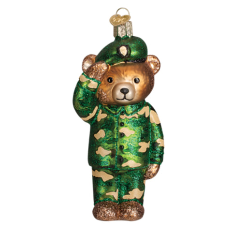 Army Bear Ornament