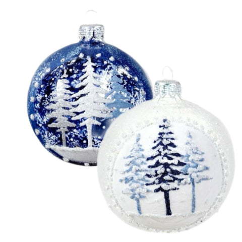 Assorted Trees On Ball, INDIVIDUALLY SOLD