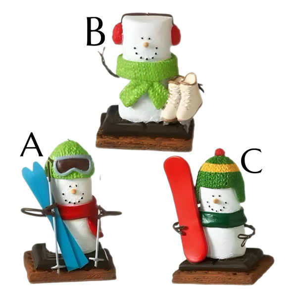 Assorted Smores Winter Sport Ornament, INDIVIDUALLY SOLD