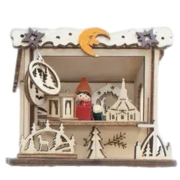 Assorted LED House Figurine, INDIVIDUALLY SOLD