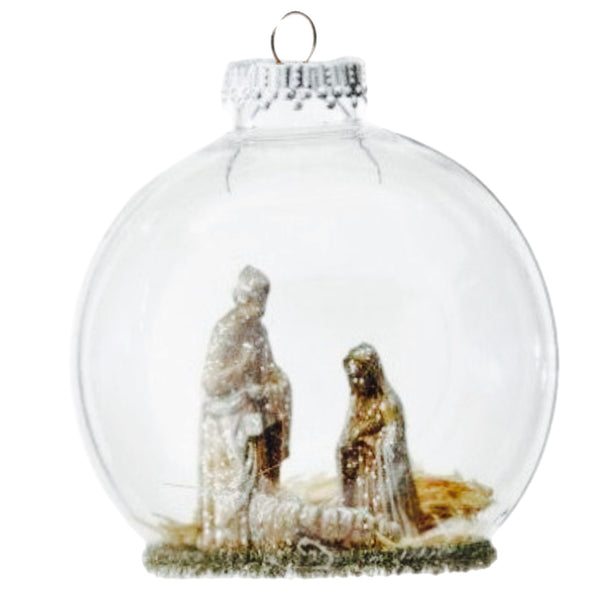 Assorted Nativity Scene Ball Ornament, INDIVIDUALLY SOLD