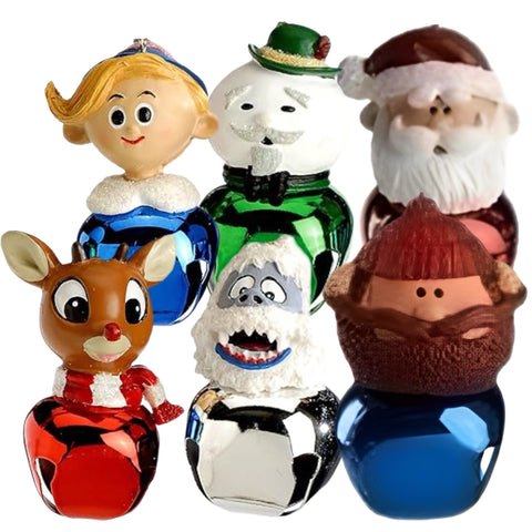 Assorted Mini Rudolph & Friends Jingle Bell Ornament, INDIVIDUALLY SOLD