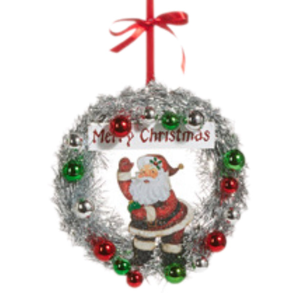 Assorted Post Card Wreath Ornament, INDIVIDUALLY SOLD