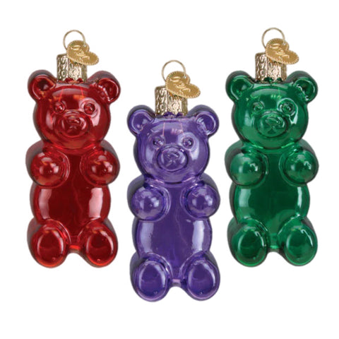 Assorted Gummy Bear Ornament, INDIVIDUALLY SOLD