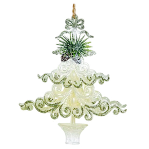 Tree With Pinecone Ornament