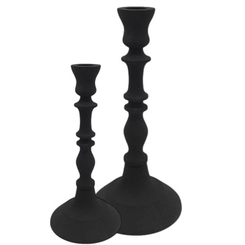 Assorted Black Taper Candle Holder, INDIVIDUALLY SOLD