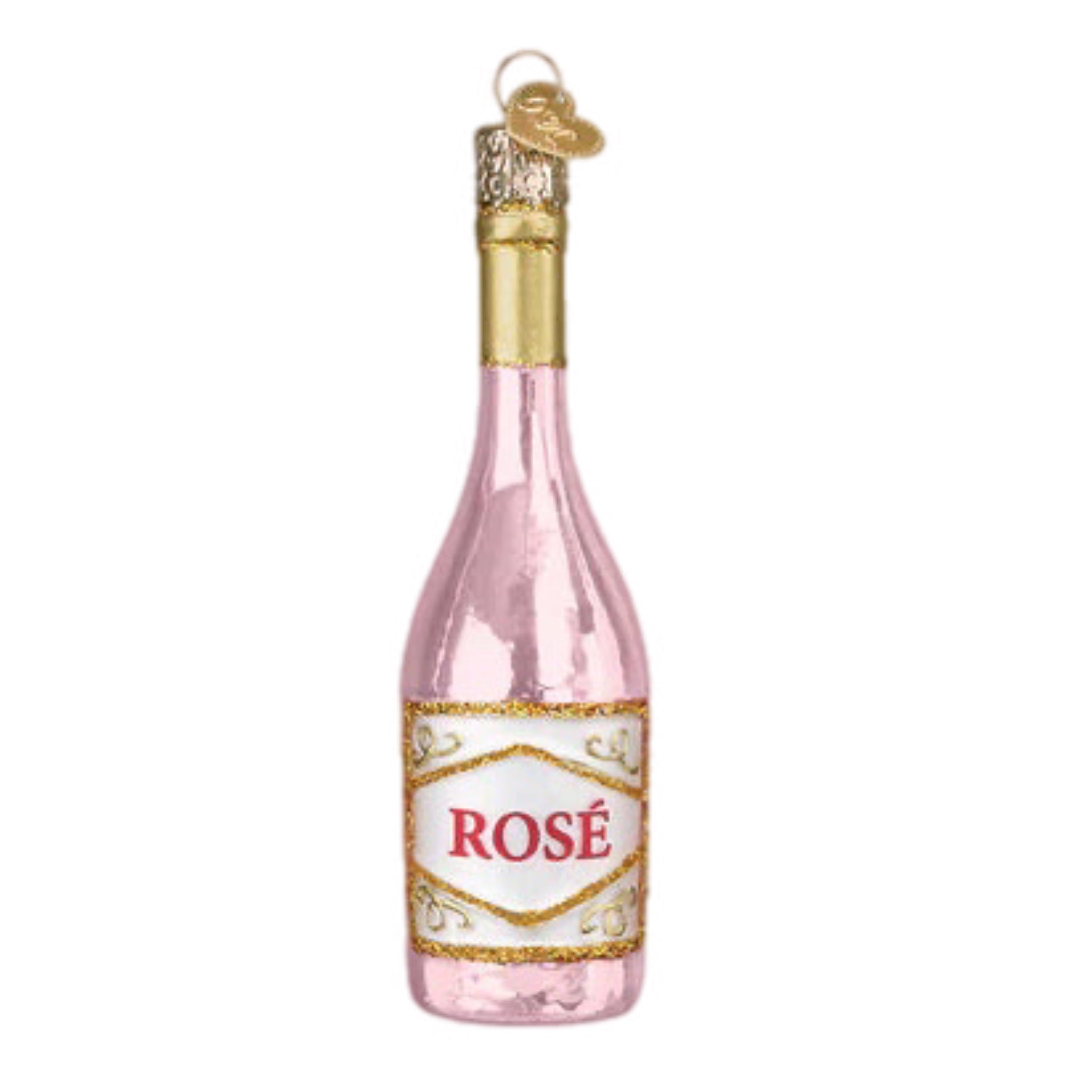 Rosé Wine Ornament