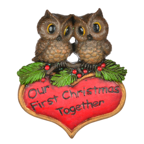 Our First Christmas Together Owls Ornament