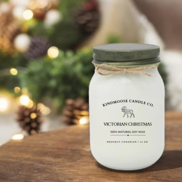 Victorian Christmas Jar Candle