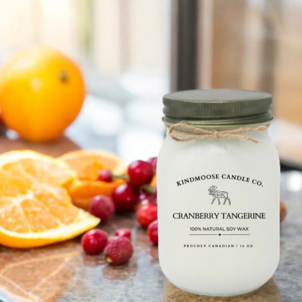 Cranberry Tangerine Jar Candle