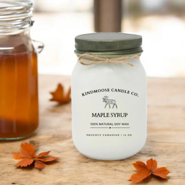 Maple Syrup Jar Candle
