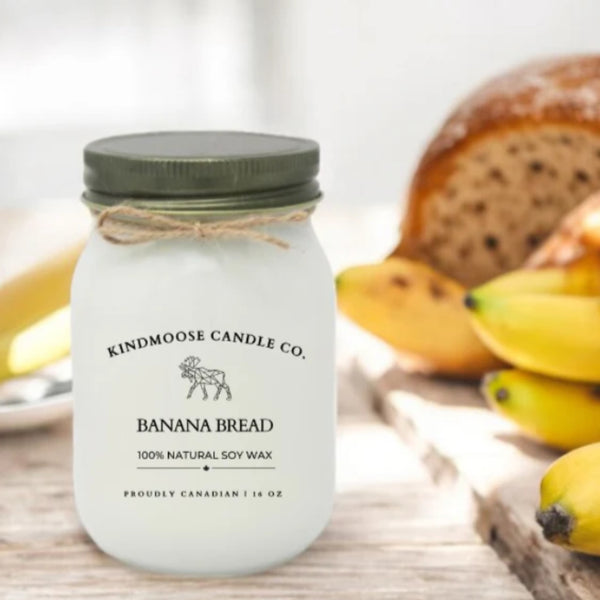 Banana Bread Jar Candle