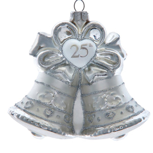 25th Anniversary Bell Ornament