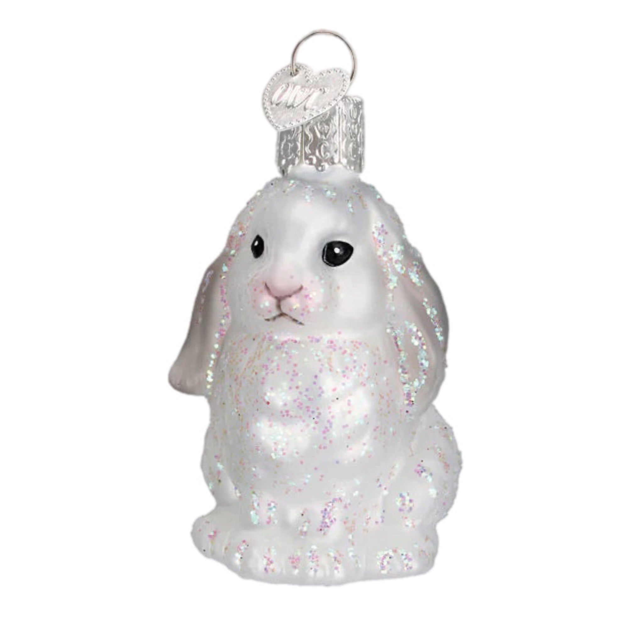 White Bunny Ornament