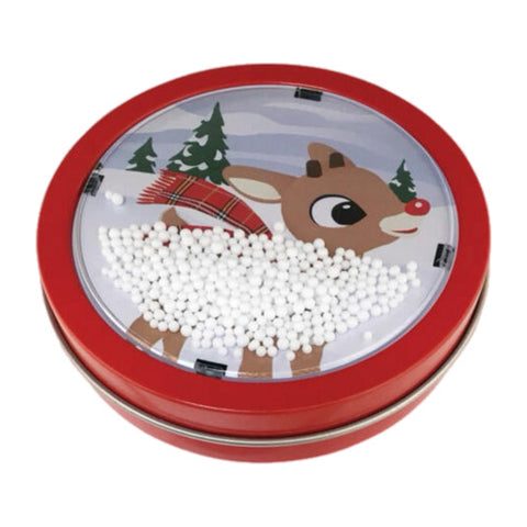 Rudolph Snowglobe Sweet Candy Cane Hard Candies
