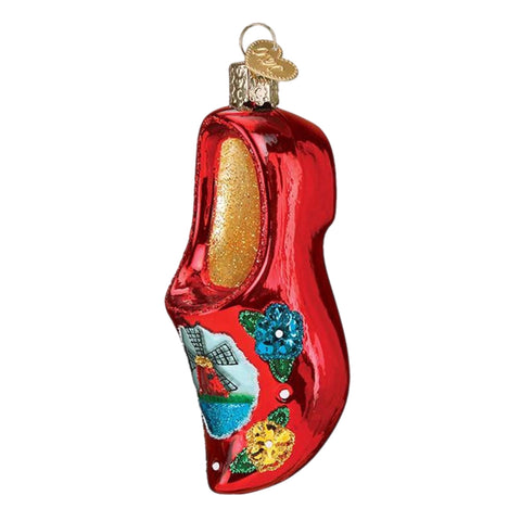 Wooden Clog Dutch Shoe Ornament