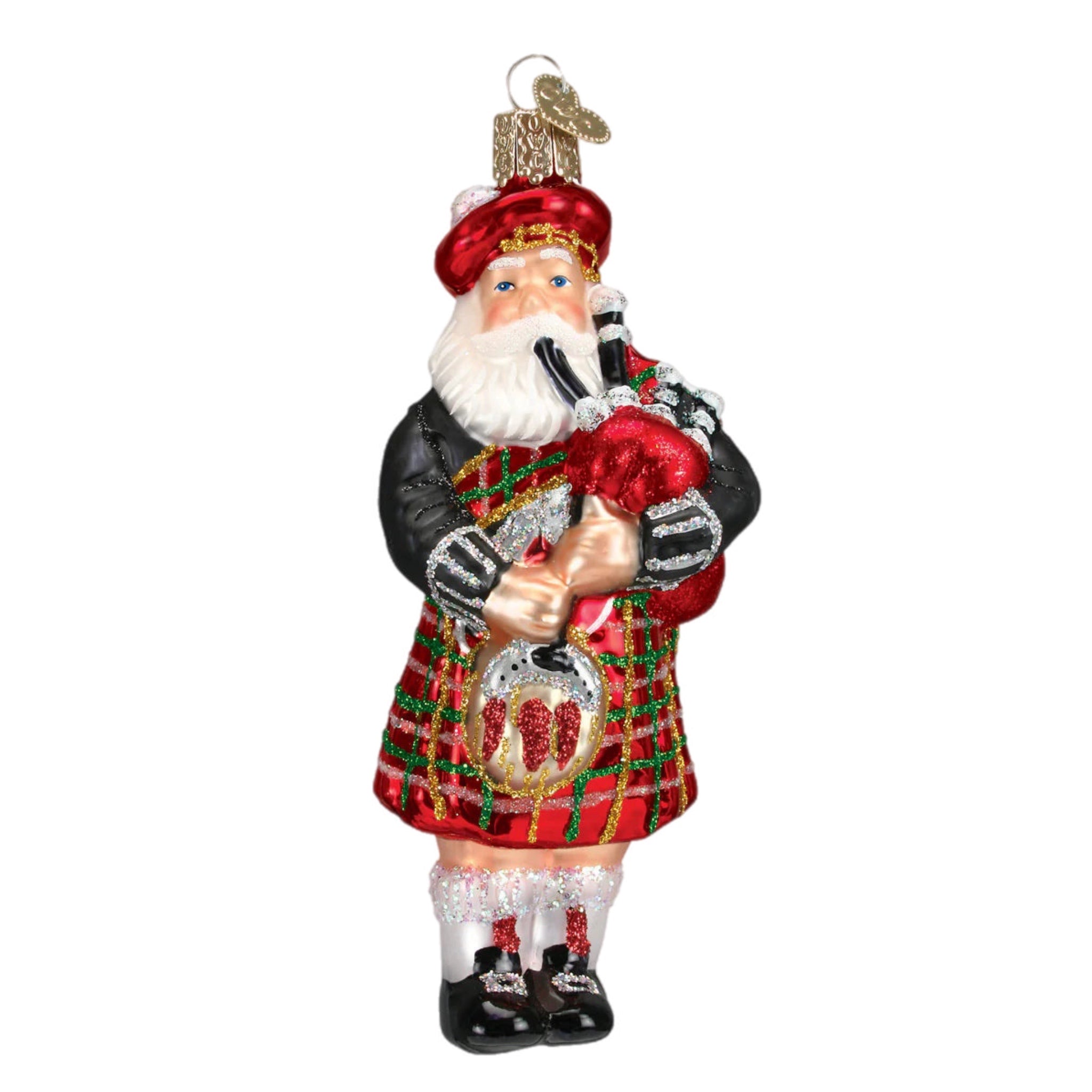 Highland Santa Ornament