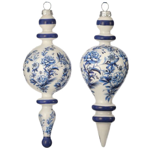 Assorted Blue Floral Ball, INDIVIDUALLY SOLD