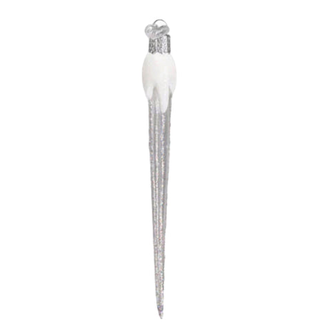 Silver Icicle Ornament