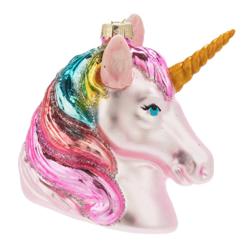 Unicorn Head Ornament