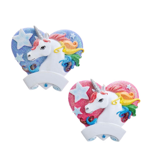 Assorted Unicorn Ornament, INDIVIDUALLY SOLD