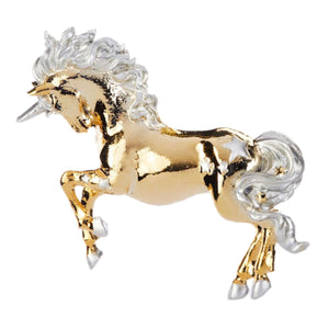 Gold Chrome Unicorn Ornament