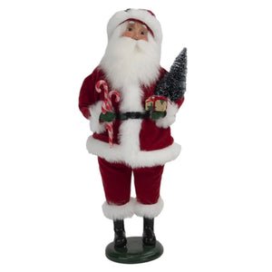 Byers Choice: Red Velvet Santa