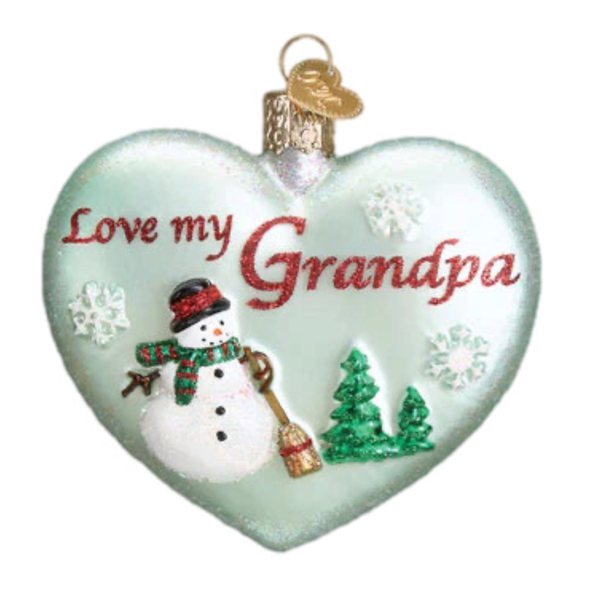 Grandpa's Heart Ornament