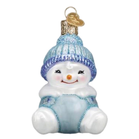 Baby's First Boy Snow Baby Ornament