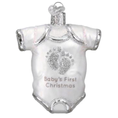 Baby's 1st Christmas Onesie Ornament: Gender Neutral