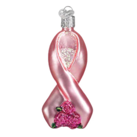 Breast Cancer Ribbon Ornament