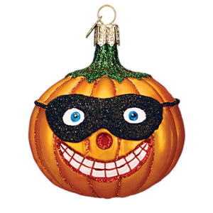 Masked Jack O'Lantern Ornament