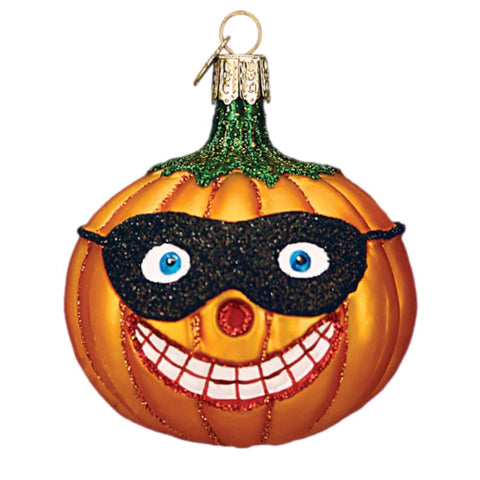 Masked Jack O'Lantern Ornament