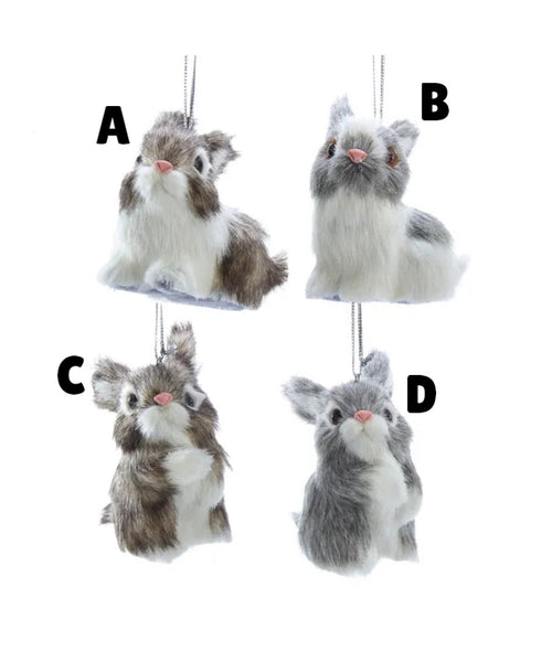 Assorted Bunny Ornament, INDIVIDUALLY SOLD