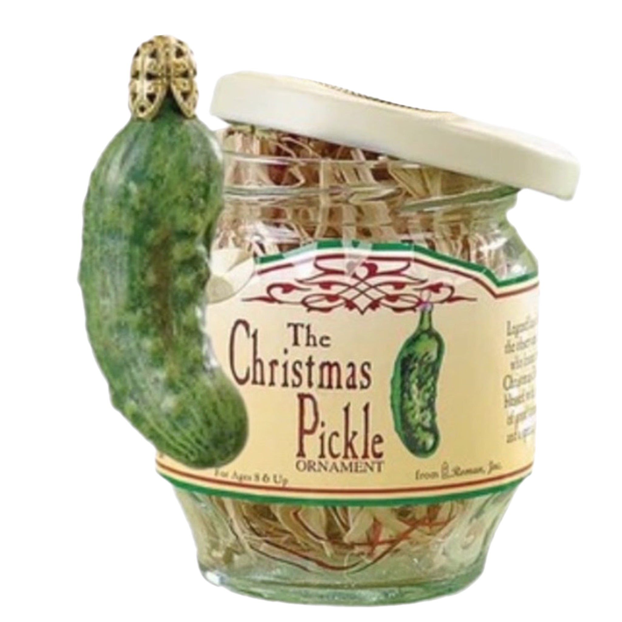 Christmas Pickle In A Jar Ornament