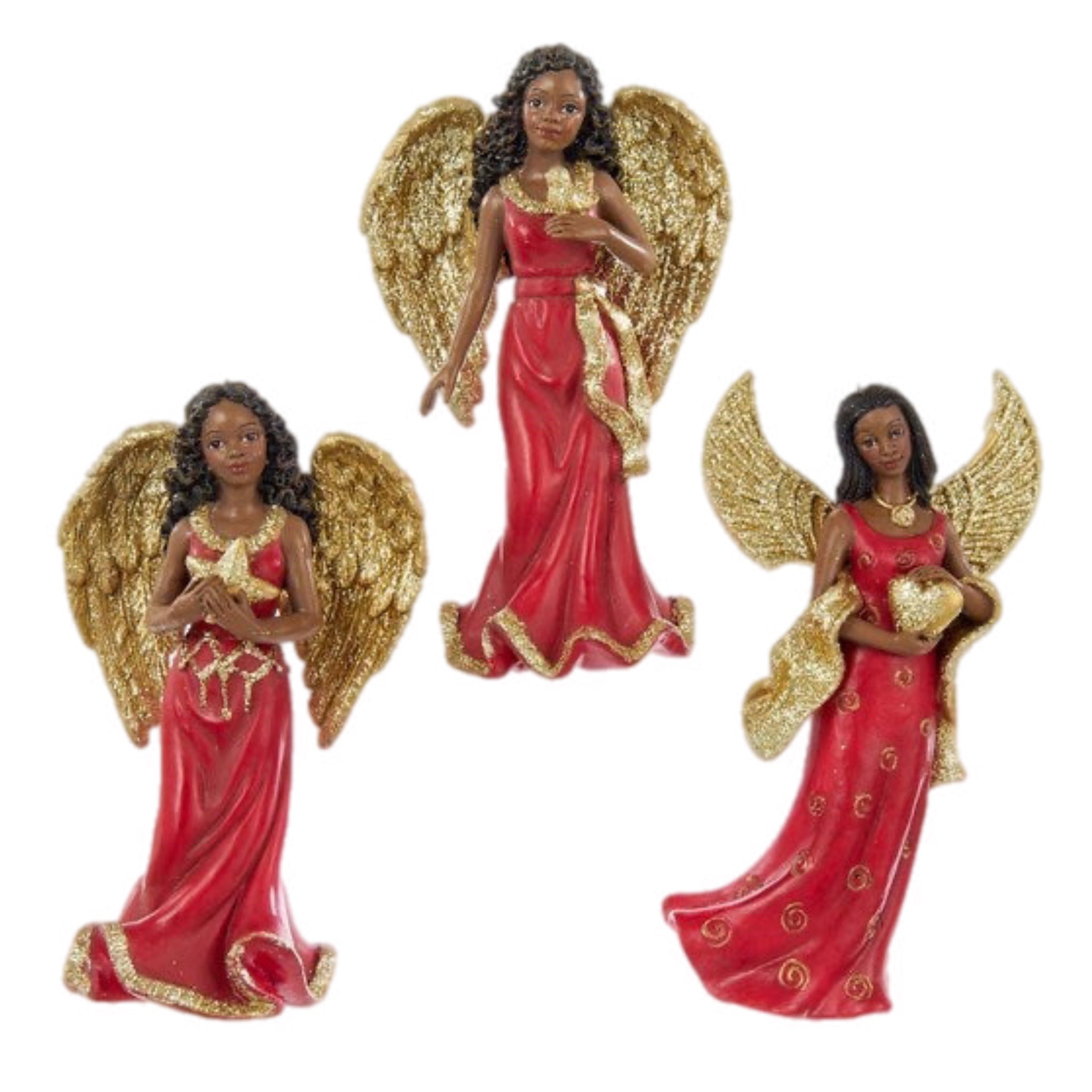 Assorted African Angel Ornament, INDIVIDUALLY SOLD