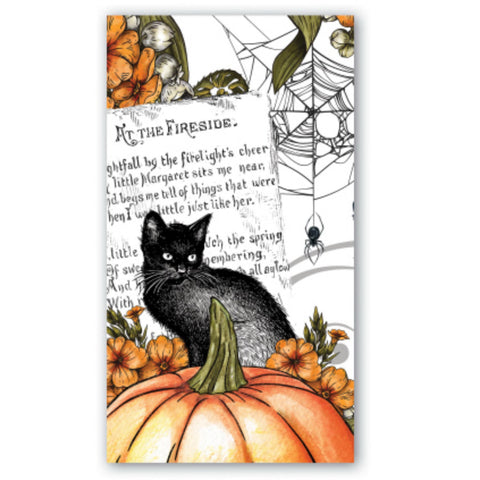 Michel Design Works Hostess Napkin: Trick Or Treat