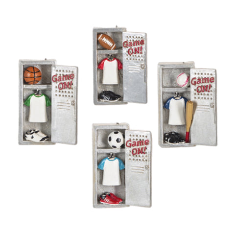 Assorted Sport Locker Ornament, INDIVIDUALLY SOLD