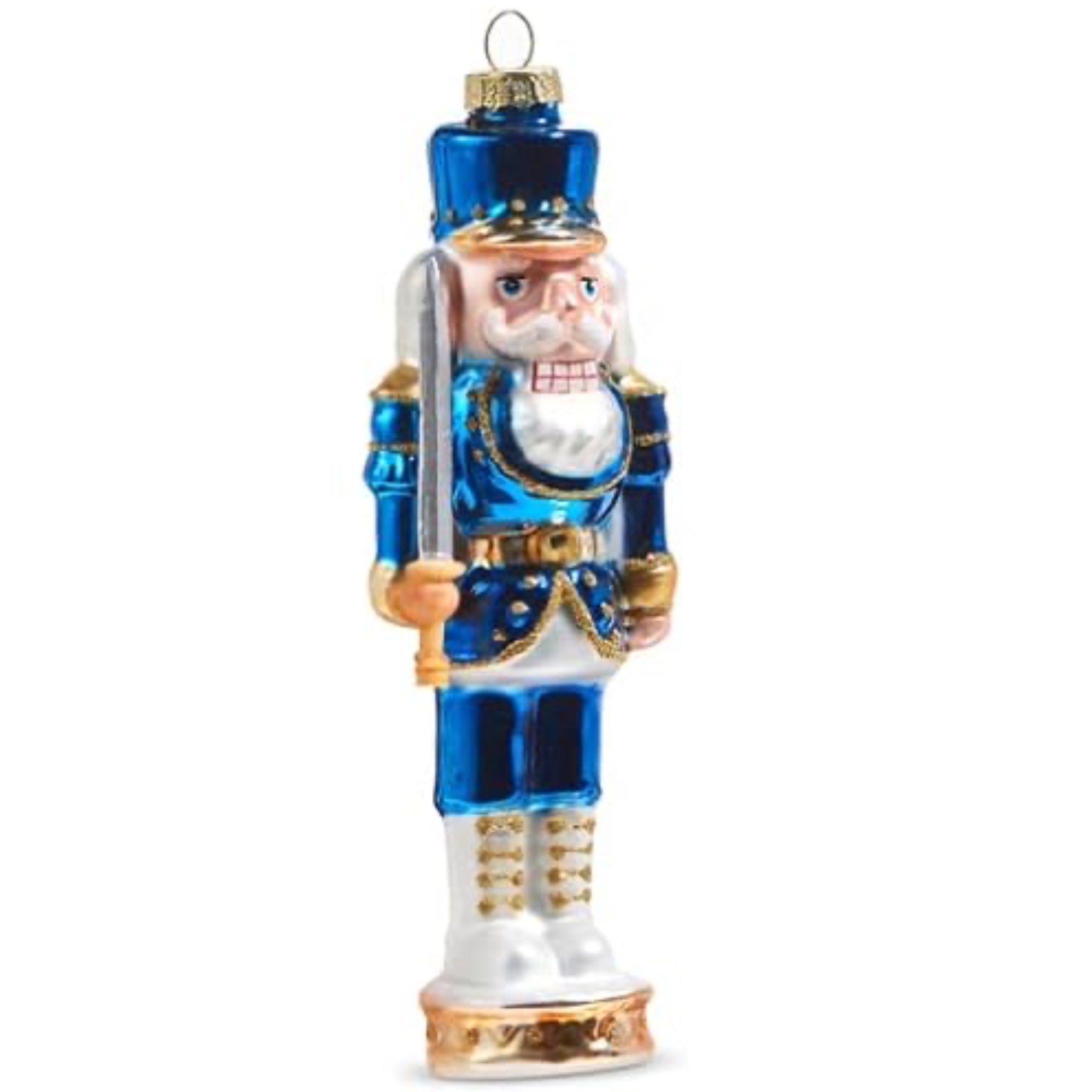 Blue Nutcracker Ornament