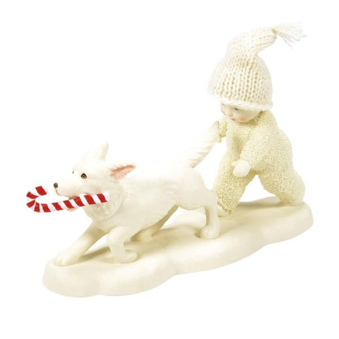 Candy Cane Chase Figurine