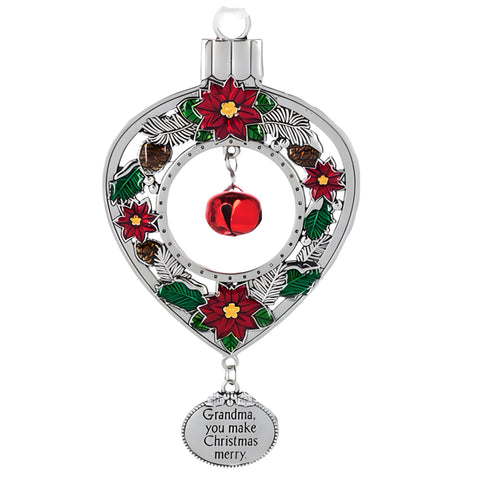 Grandma You Make Christmas Merry Ornament