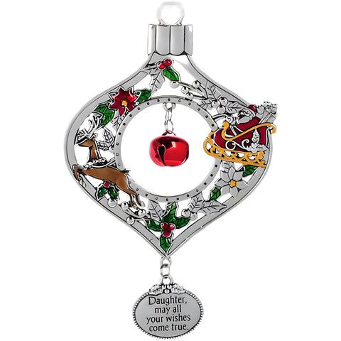 Daughter May All Your Wishes Come True Ornament