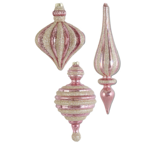 Assorted Pink Striped Ball, INDIVIDUALLY SOLD